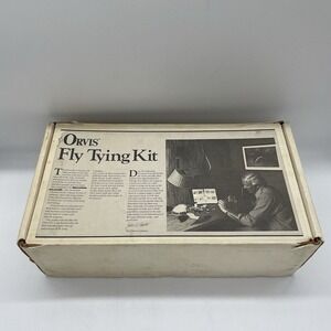 Vintage Orvis Fly‎ Tying Kit Basic Original BOX ONLY